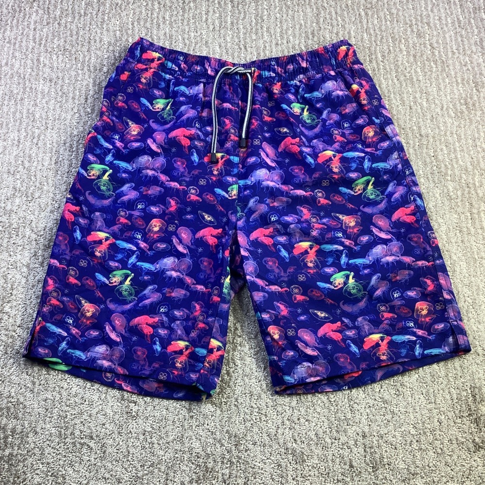 Peter‎ Millar Seaside Mens Jellyfish Print Swim Trunks Size Small NWT